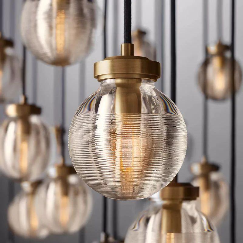 Pearl Rectangle Chandelier 72" - King Lamps