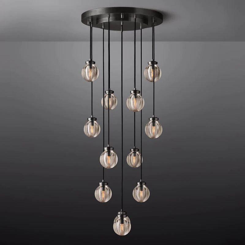 Pearl Round Chandelier 22" - King Lamps