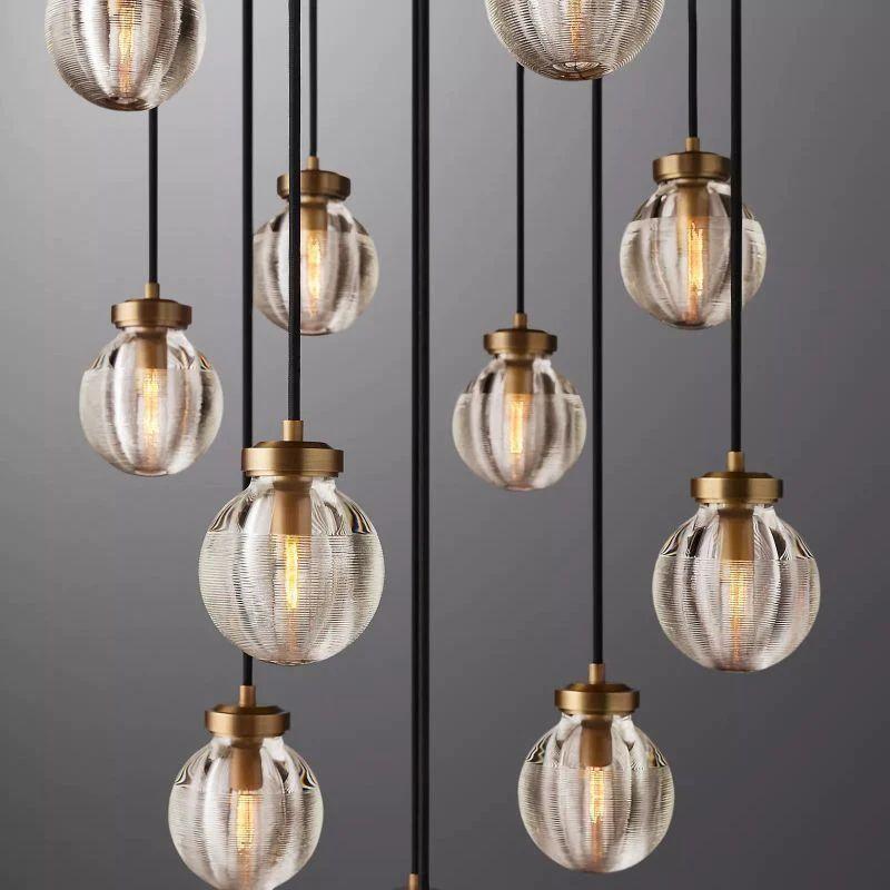 Pearl Round Chandelier 22" - King Lamps