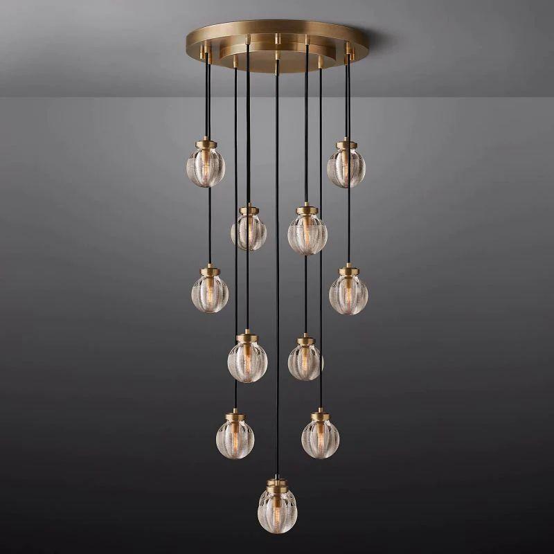 Pearl Round Chandelier 22" - King Lamps