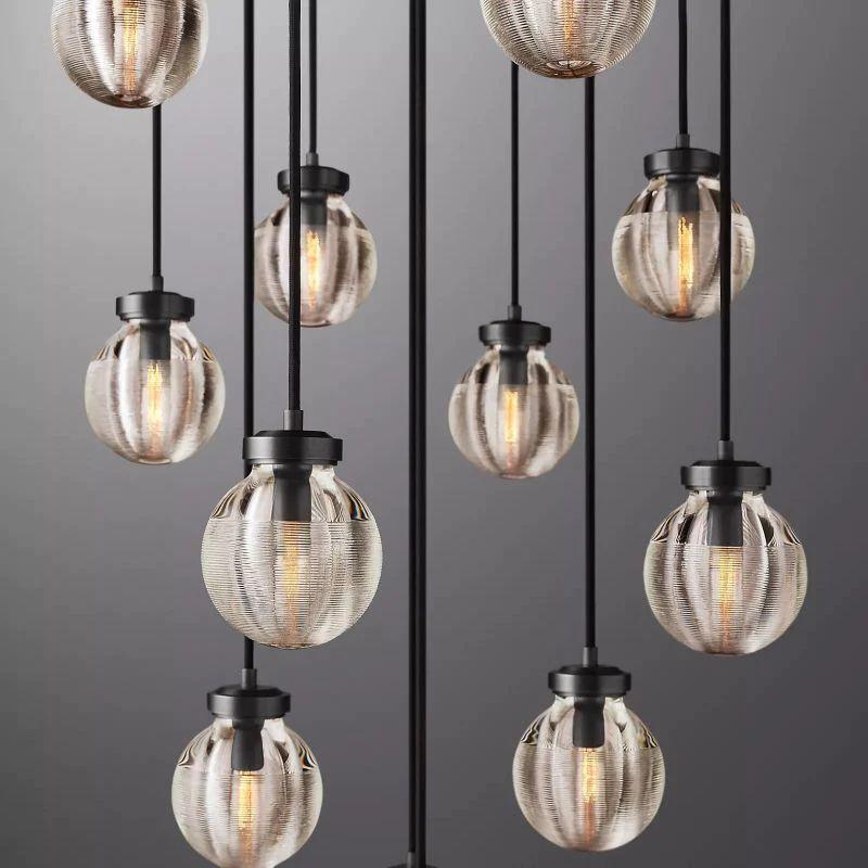 Pearl Round Chandelier 22" - King Lamps