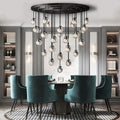 Pearl Round Chandelier 48