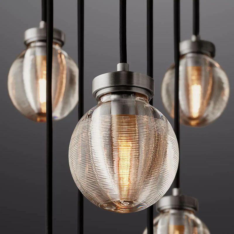 Pearl Round Chandelier 60" For Living Room Dining Room - King Lamps