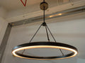 Peralta Black Round Chandelier 36