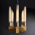 Cannel Glass Linear Chandelier 55