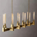 Cannel Glass Linear Chandelier 67