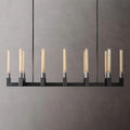 Cannel Glass Linear Chandelier 55