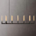 Cannel Glass Linear Chandelier 67