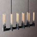 Cannel Glass Linear Chandelier 55