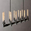 Cannel Glass Linear Chandelier 67