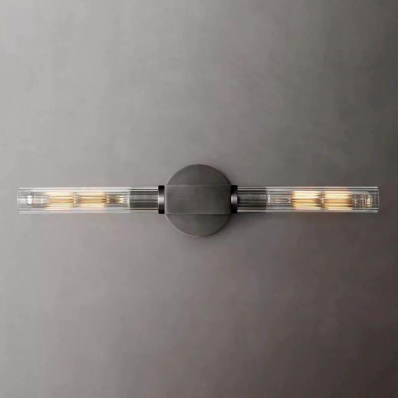 Cannel Glass Linear Wall Sconce - King Lamps