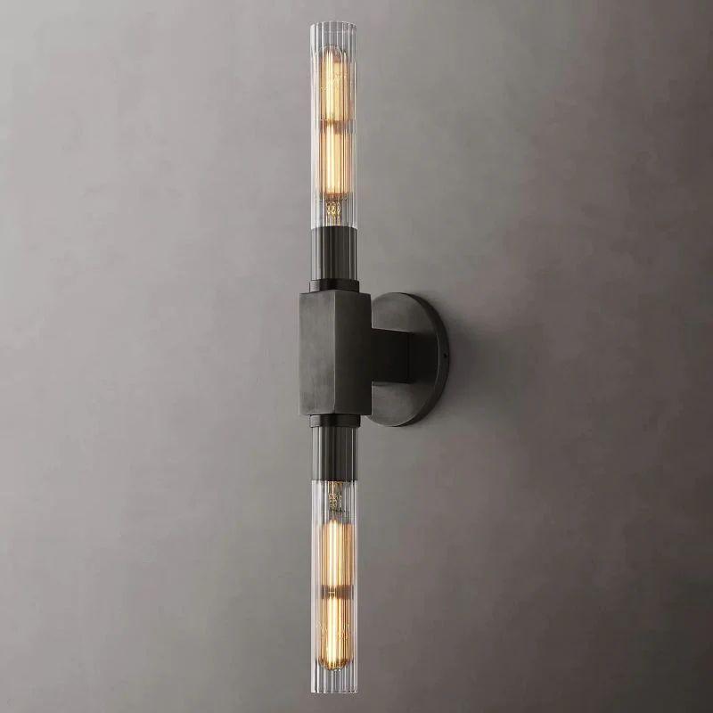 Cannel Glass Linear Wall Sconce - King Lamps