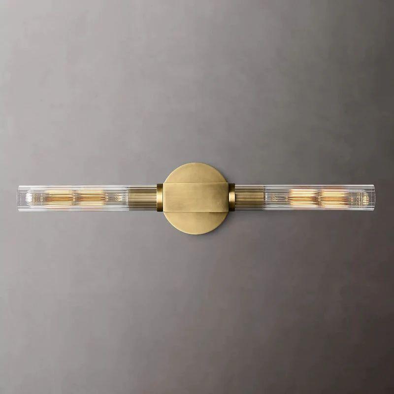 Cannel Glass Linear Wall Sconce - King Lamps