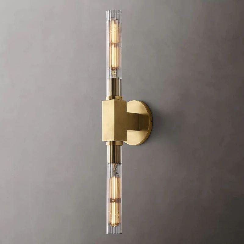 Cannel Glass Linear Wall Sconce - King Lamps