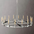 Cannel Glass Round Chandelier 72