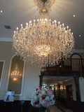 Extra Large Classic Traditional Crystal Chandelier 60/72/90 Lights for Hotel, Showroom, Foyer , Wedding Hall,Coffee Shop - King Lamps