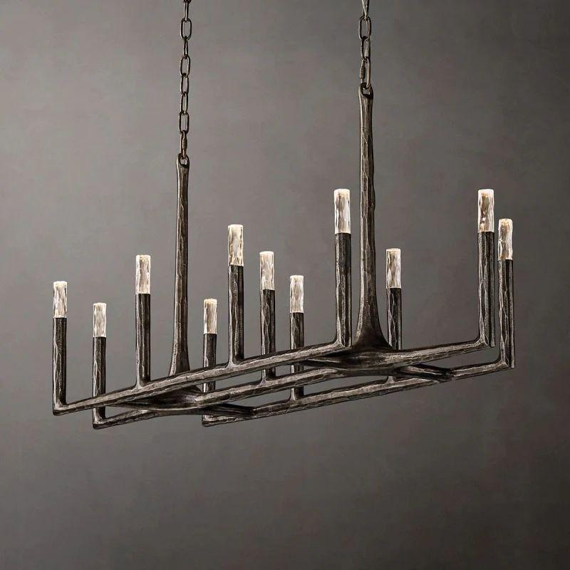 Thadeus Linear Chandelier 54” - King Lamps