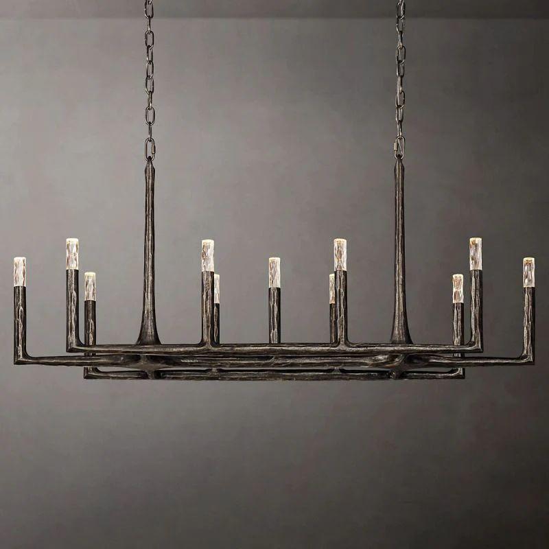 Thadeus Linear Chandelier 54” - King Lamps