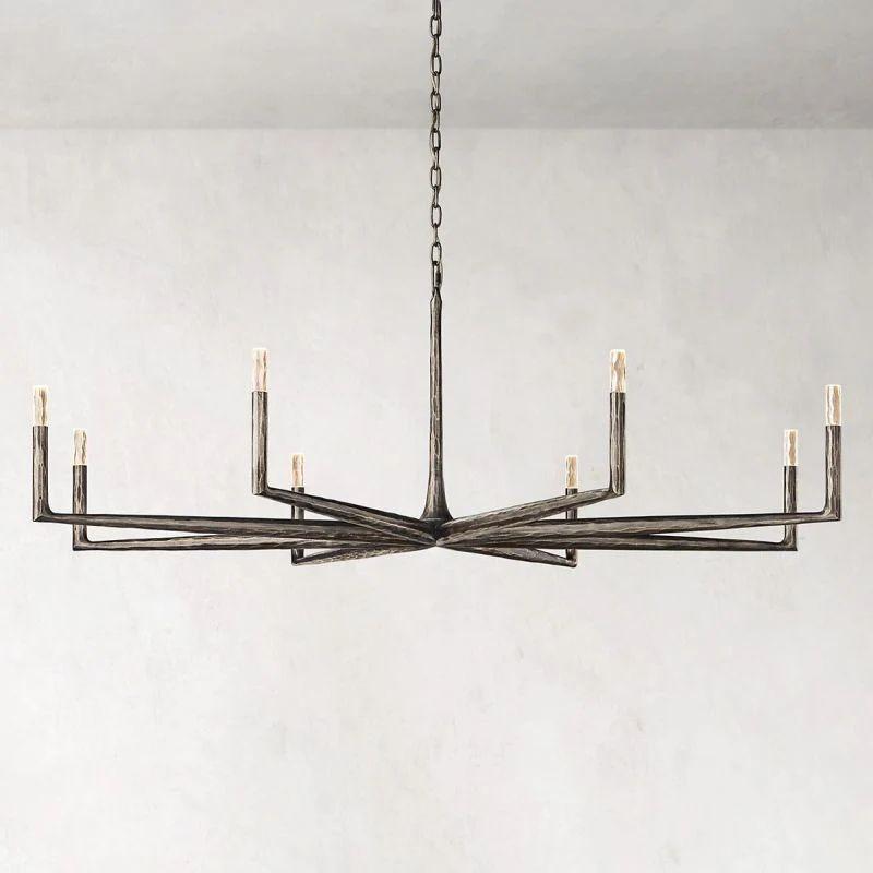 Thadeus Round Chandelier 72” - King Lamps