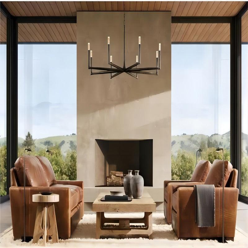 Thadeus Round Chandelier 72” - King Lamps