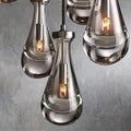 Rain Glass Modern Rectangular Chandelier 54