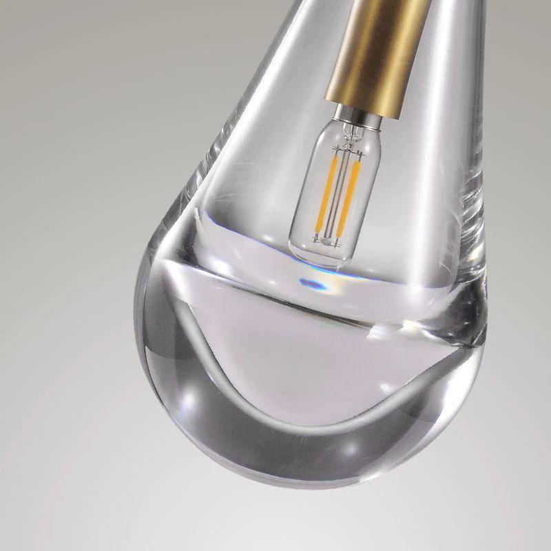 Rain Glass Pendant Rod - King Lamps