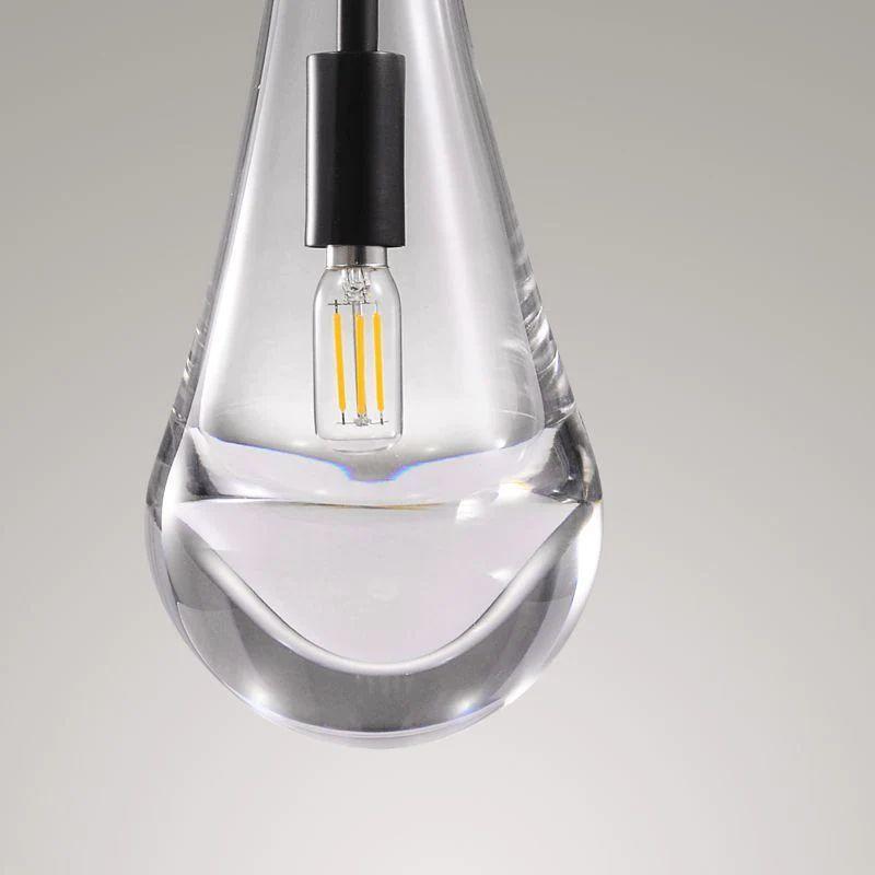 Rain Glass Pendant Rod - King Lamps