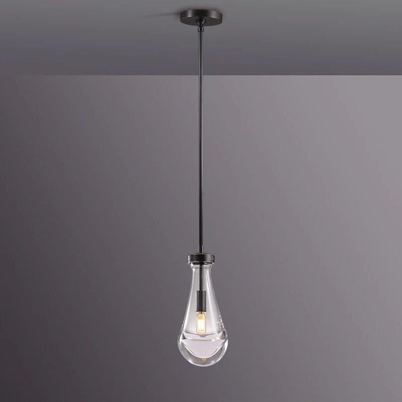 Rain Glass Pendant Rod - King Lamps