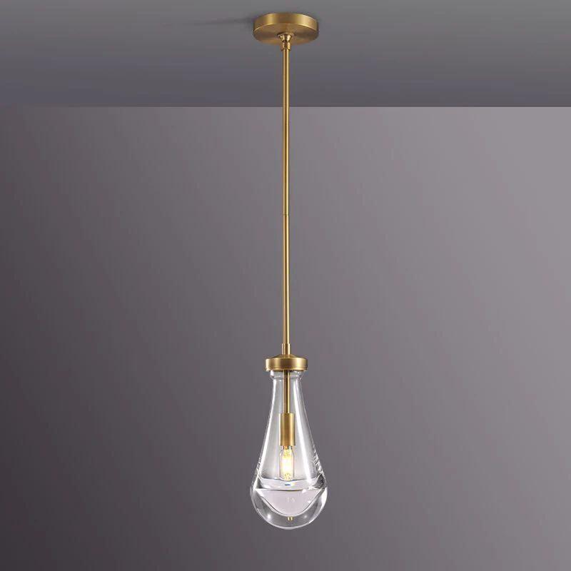Rain Glass Pendant Rod - King Lamps