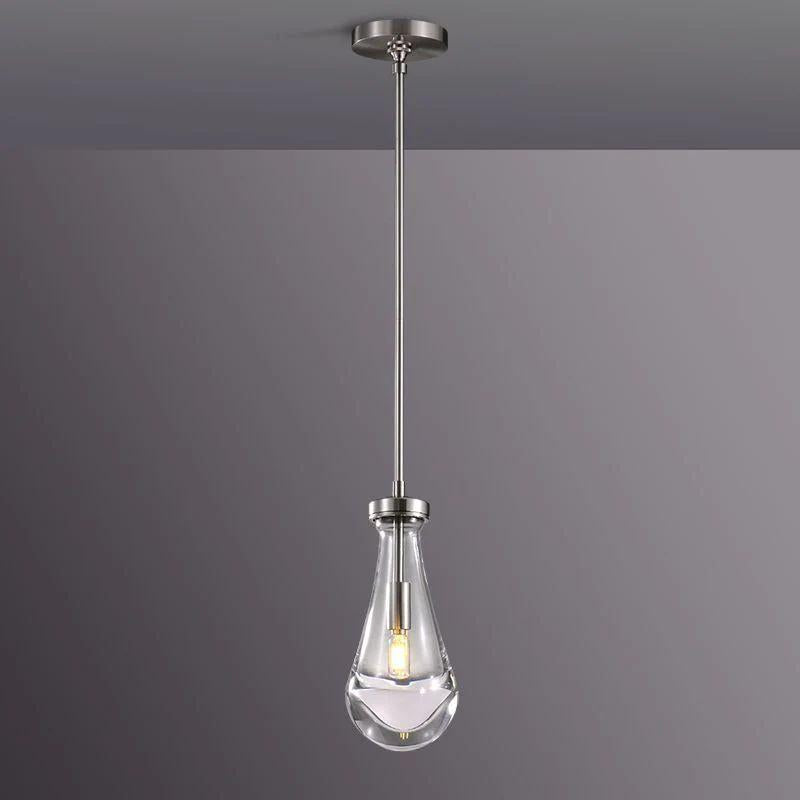 Rain Glass Pendant Rod - King Lamps