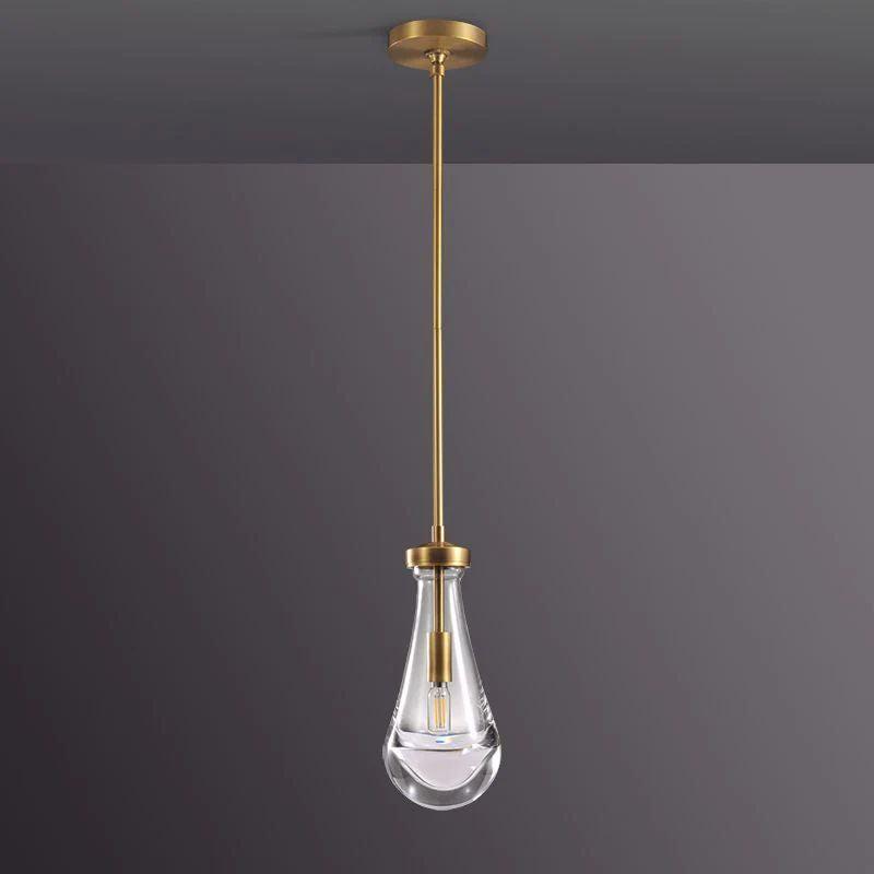 Rain Glass Pendant Rod - King Lamps