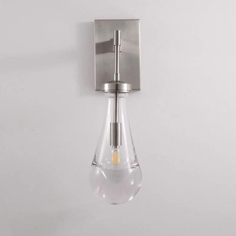 Rain Glass Wall Sconce Rod - King Lamps