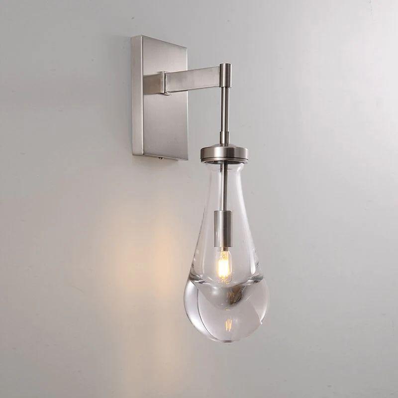 Rain Glass Wall Sconce Rod - King Lamps