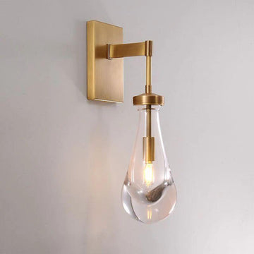 Rain Glass Wall Sconce Rod - King Lamps
