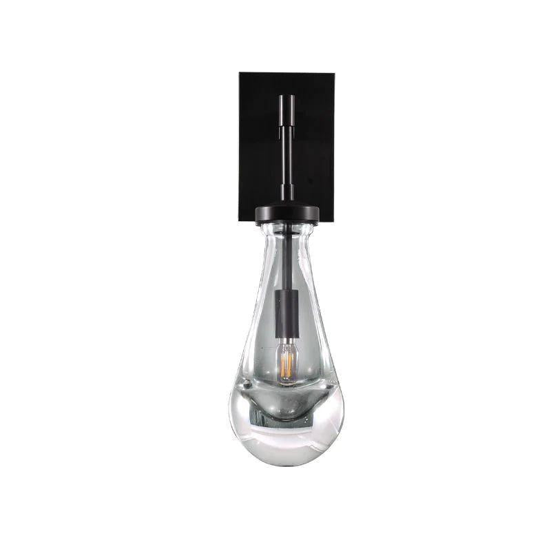 Rain Glass Wall Sconce Rod - King Lamps