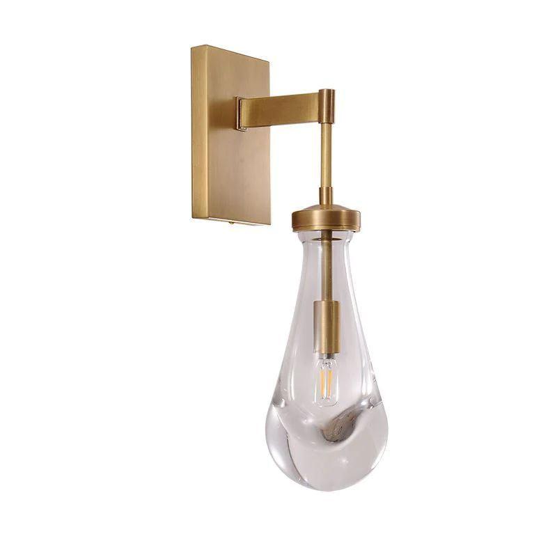 Rain Glass Wall Sconce Rod - King Lamps