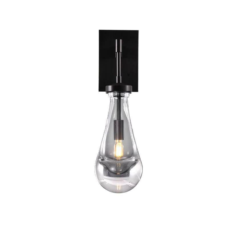Rain Glass Wall Sconce Rod - King Lamps