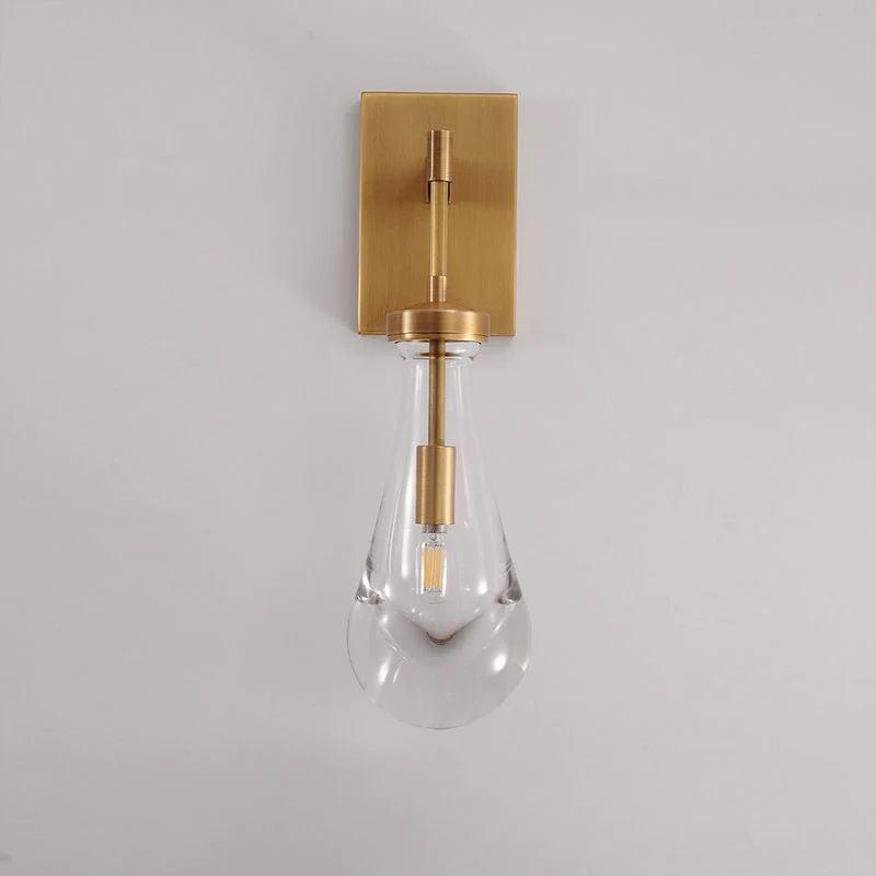 Rain Glass Wall Sconce Rod - King Lamps