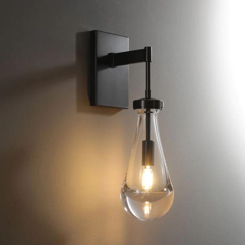 Rain Glass Wall Sconce Rod - King Lamps
