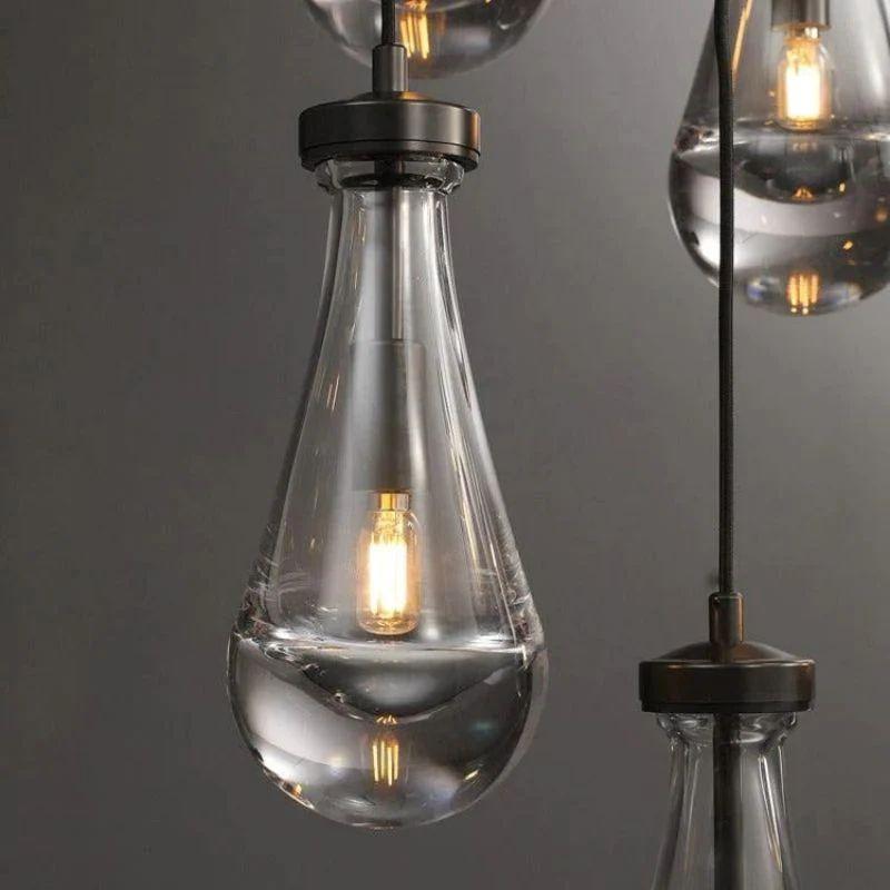 Rain Modern Round Chandelier 18" - King Lamps