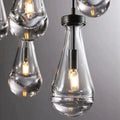 Rain Modern Round Glass Chandelier 36
