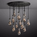 Rain Modern Round Glass Chandelier 36