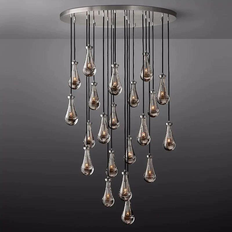 Rain Round Chandelier 47" - King Lamps