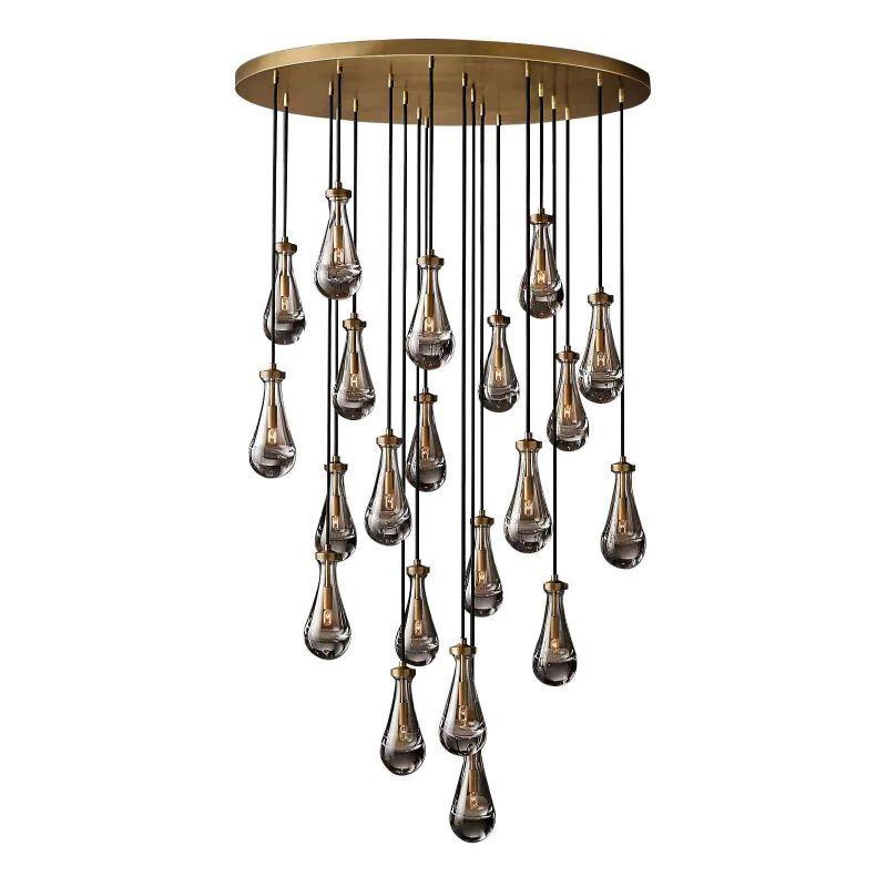 Rain Round Chandelier 47" - King Lamps