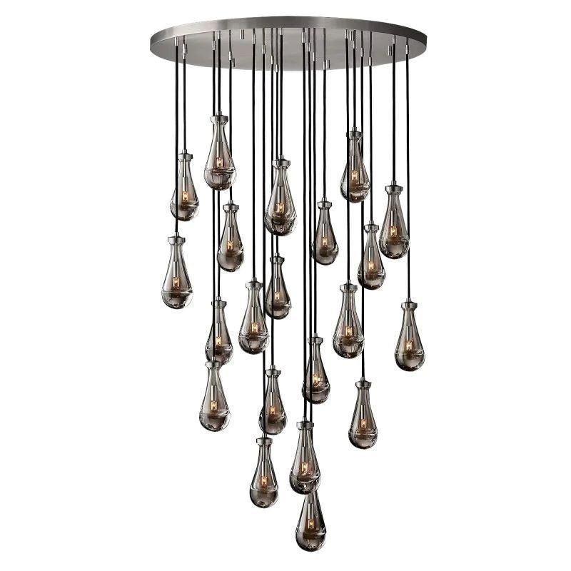 Rain Round Chandelier 47" - King Lamps