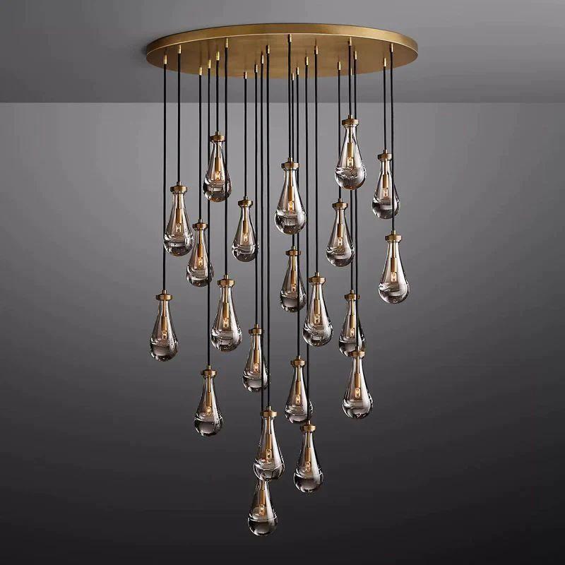 Rain Round Chandelier 47" - King Lamps