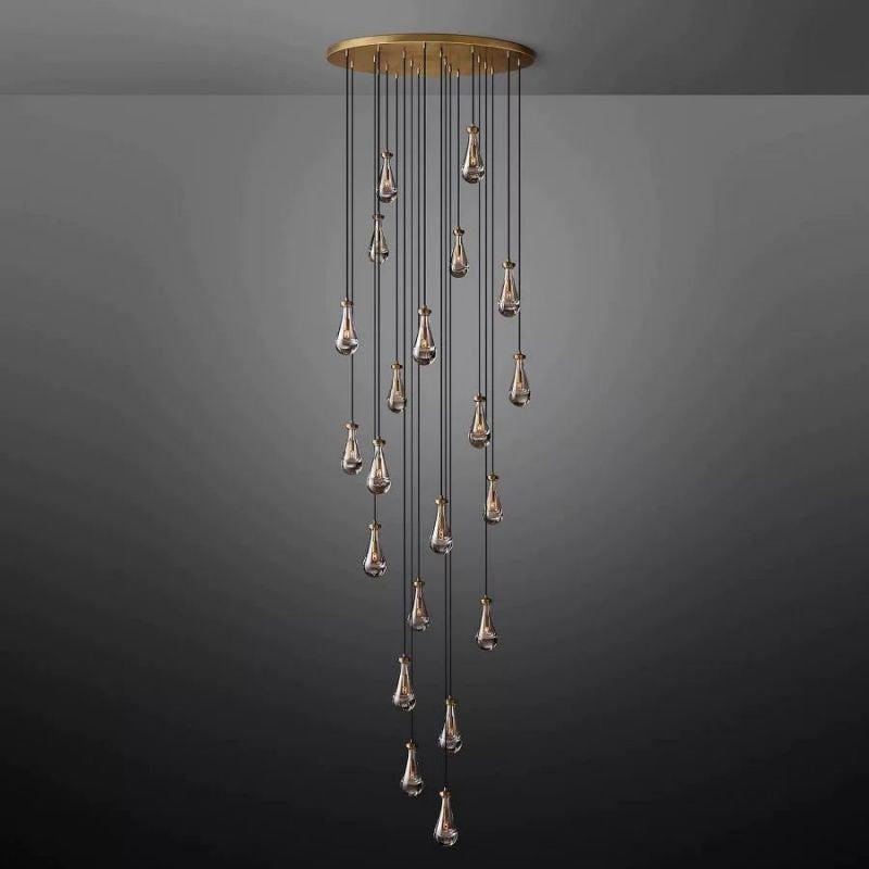 Rain Round Chandelier 47" - King Lamps
