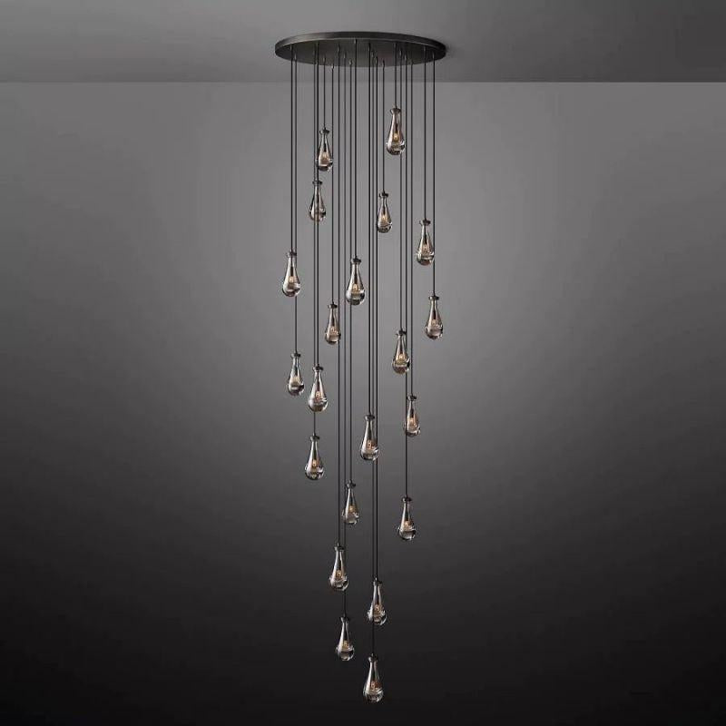 Rain Round Chandelier 47" - King Lamps