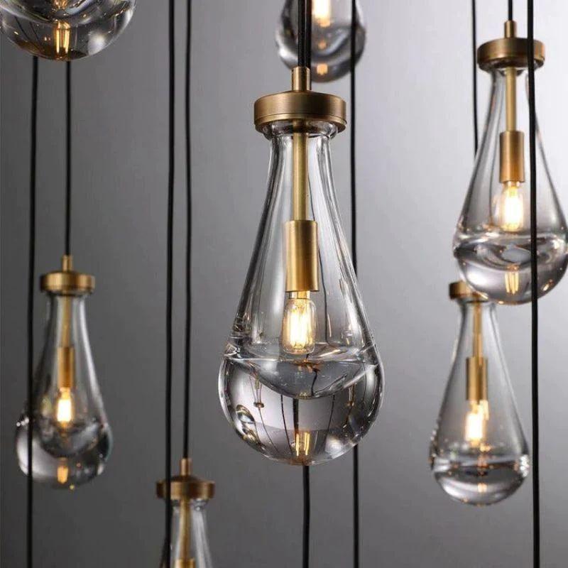 Rain Round Chandelier 47" - King Lamps