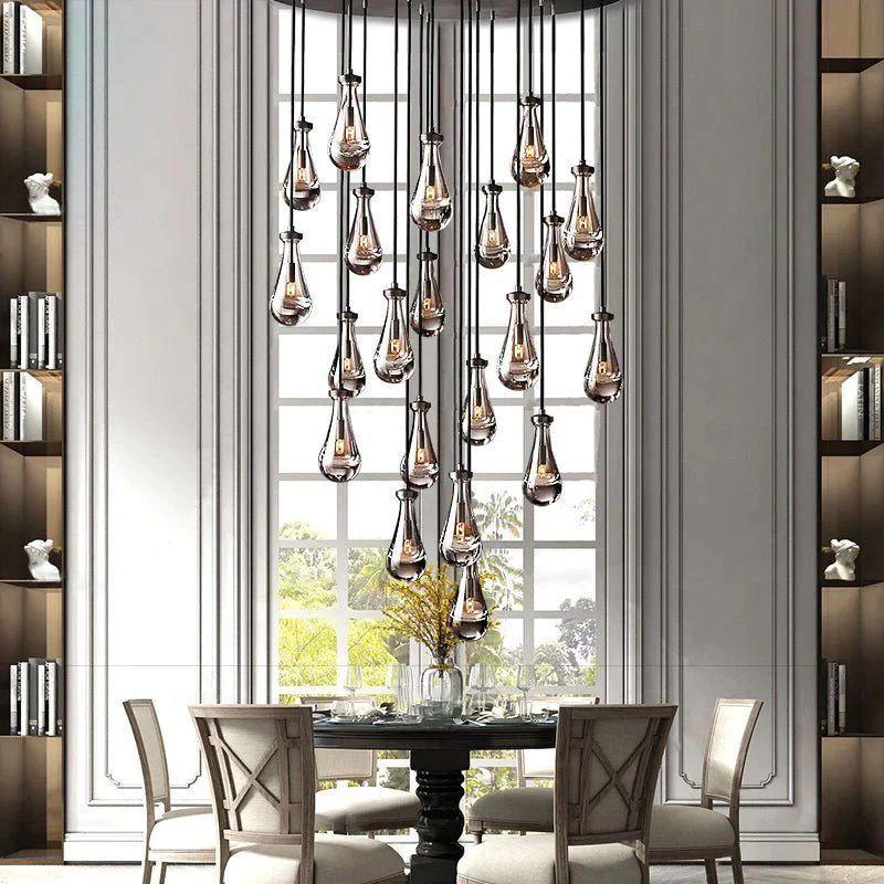 Rain Round Chandelier 47" - King Lamps